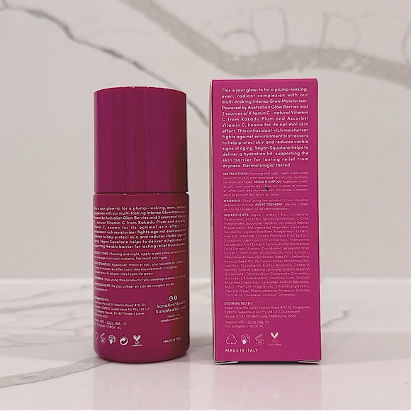 BNIB Sand & Sky Australian Glow Berries Intense Glow Moisturizer - Picture 5 of 10